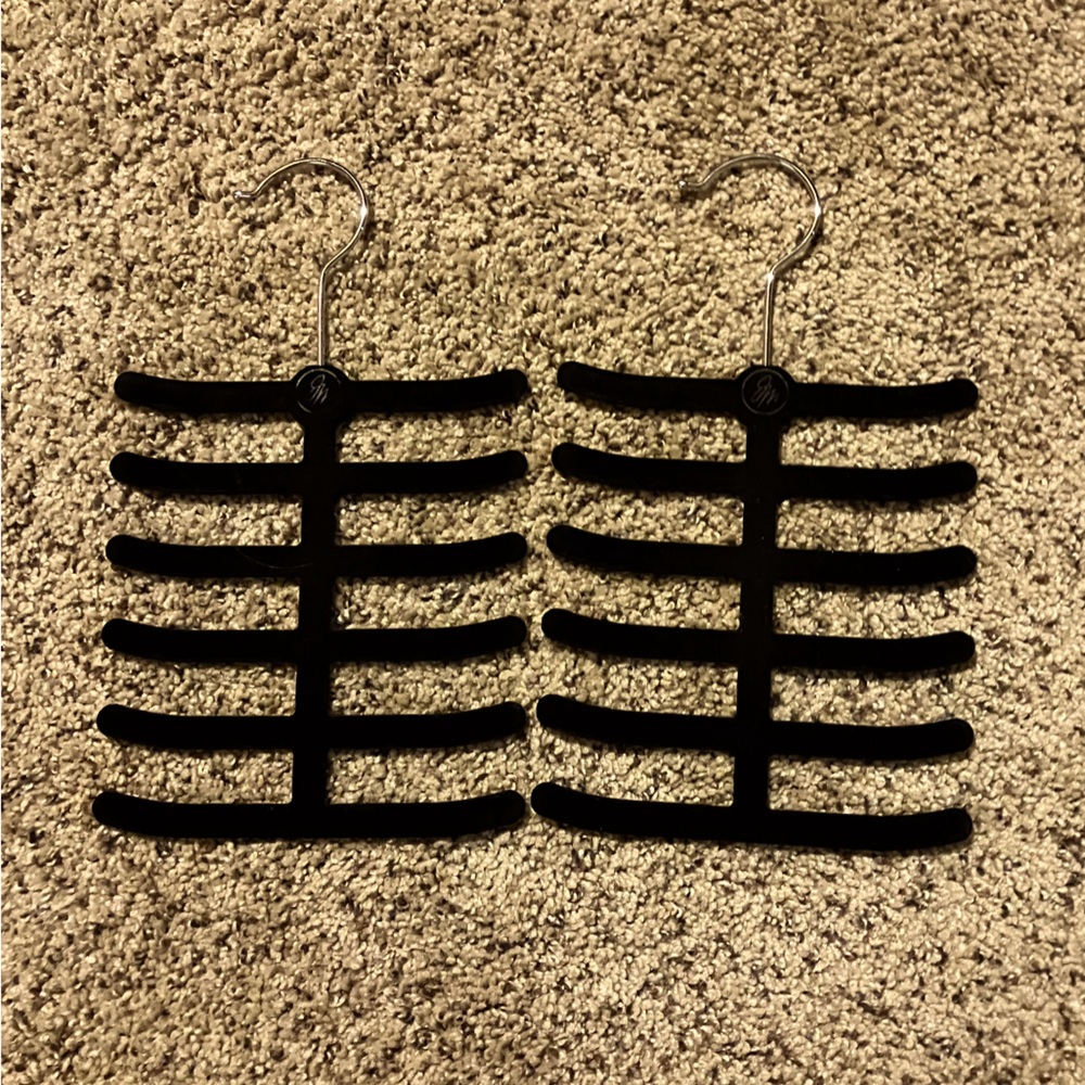 Black Velvet Hangers (Set of 2; Joy Mangano)